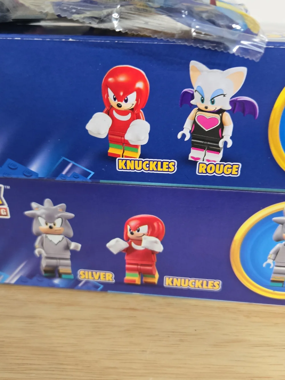 LEGO Sonic Lot 76995, 76996 & 7718 Shadow Knuckles Silver Rouge Sealed